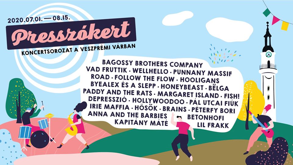 Presszókert koncertsorozat a Veszprémi várban | Július 1 – Augusztus 28.