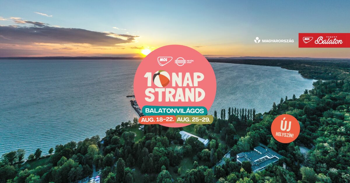 10 napos lesz a Strand Fesztivál, amit idén Balatonvilágoson rendeznek meg