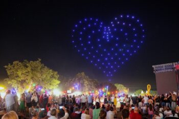 Lenyűgöző drónshow-val lepte meg közönségét a 10. Paloznaki JazzPiknik